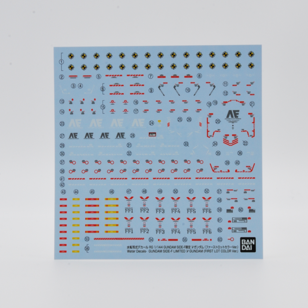 RG 1/144 GUNDAM SIDE-F限定 νガンダム（ファーストロットカラーVer.） ギャラリー画像 8