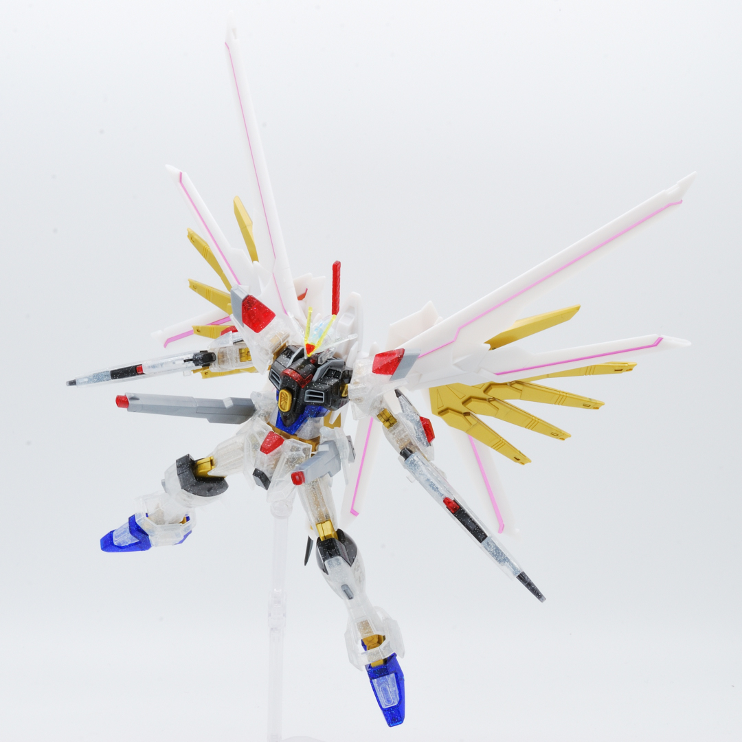 HG 1/144 マイティーストライクフリーダムガンダム［リミテッドクリア］ ギャラリー画像 17