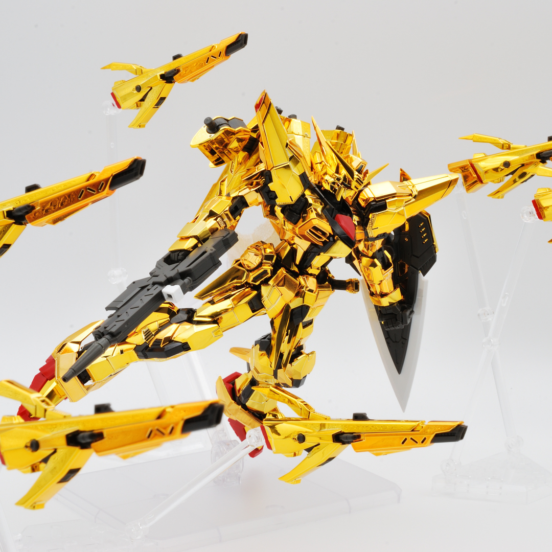 RG 1/144 アカツキガンダム用シラヌイパック & HGゼウスシルエット用接続パーツ ギャラリー画像 16